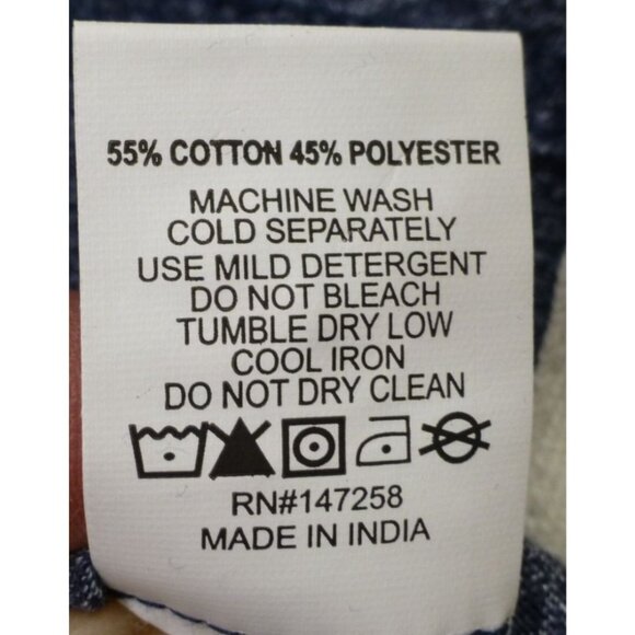 Simply Southern Outfitters XL Mens Heathered Blue Polo Shirt Red Dog Logo - Picture 10 of 12